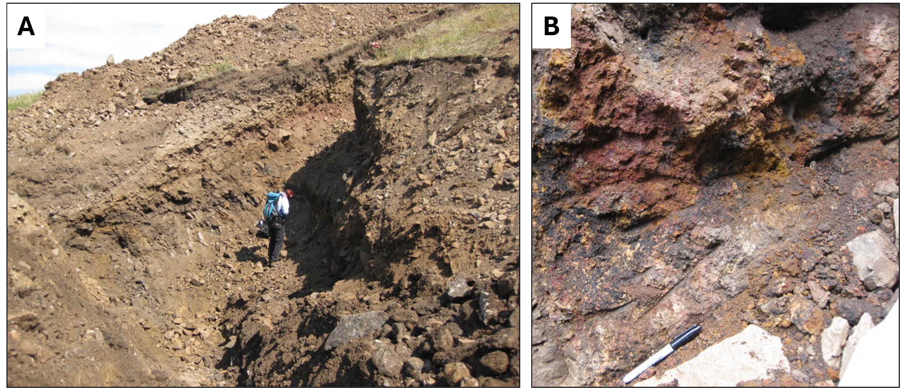 Rare-earth exploration trench, Bear Lodge Mountains, Wyoming